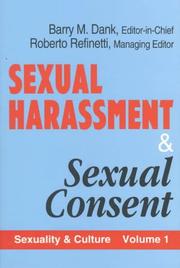 Front cover of Sexual harassment & sexual consent by Roberto Refinetti