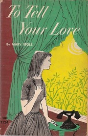 Front cover of To tell your love by Mary Stolz