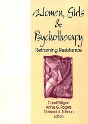 Cover of Women, Girls, and Psychotherapy by Carol Gilligan