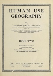 Front cover of Human use geography by J. Russell Smith
