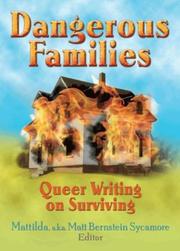 Front cover of Dangerous Families by Matt Bernstein Sycamore
