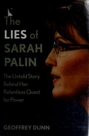 Front cover of The lies of Sarah Palin by Geoffrey Dunn