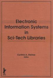 Cover of Electronic information systems in sci-tech libraries by Cynthia A. Steinke