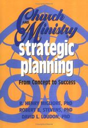 Front cover of Church and ministry strategic planning by R. Henry Migliore
