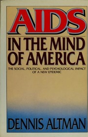 Front cover of AIDS in the mind of America by Dennis Altman
