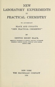 Front cover of New practical chemistry by Black, Newton Henry