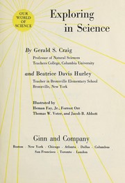 Front cover of Our world of science by Gerald S. Craig