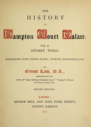 Front cover of The history of Hampton Court Palace by Ernest Philip Alphonse Law