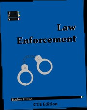 Cover of Law enforcement by Lewis, Marion