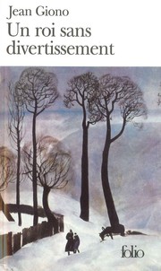 Cover of Un roi sans divertissement by Jean Giono