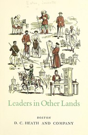 Cover of Leaders in other lands by Jeanette Eaton
