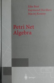 Cover of Petri net algebra by Eike Best