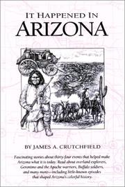 Front cover of It happened in Arizona by James Andrew Crutchfield