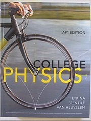 Cover of College Physics, AP Edition by Eugenia Etkina