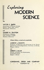 Front cover of Science for modern living by Victor Clyde Smith