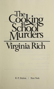 Front cover of The cooking school murders by Virginia Rich