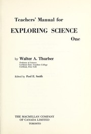 Cover of Exploring science by Walter A. Thurber