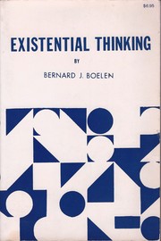 Cover of Existential thinking by Bernard J. Boelen