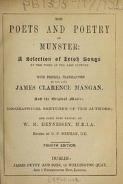 Front cover of The poets and poetry of Munster by James Clarence Mangan