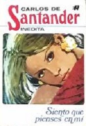 Front cover of Siento que pienses en mí by Carlos de Santander