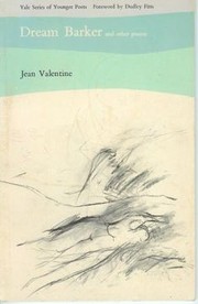 Front cover of Dream Barker, and Other Poems (Yale Series of Younger Poets) by Jean Valentine