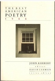 Front cover of The Best American Poetry 1988 by John Ashbery