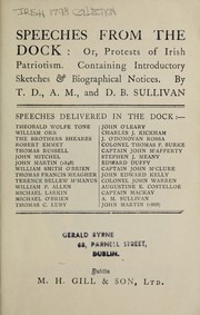 Cover of Speeches from the dock by T. D. Sullivan