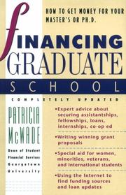 Front cover of Financing Graduate School 2nd ed (Financing Graduate School) by Peterson's