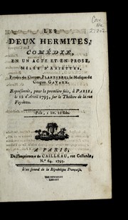 Front cover of Les deux hermites by P. Gaveaux