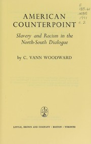 Cover of American counterpoint by C. Vann Woodward