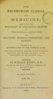 Front cover of The Edinburgh School of Medicine by William Nisbet