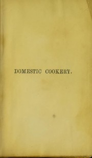 Cover of A new system of domestic cookery by Maria Eliza Ketelby Rundell