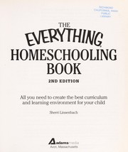 Cover of The everything homeschooling book by Sherri Linsenbach