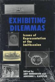Cover of Exhibiting dilemmas by Amy Henderson