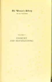 Cover of Cookery and housekeeping by Praga, Alfred Mrs.