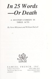 Front cover of In 25 words--or death by Newt Mitzman