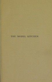 Cover of Model kitchen ... by Lucy H. Yates