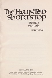 Cover of The haunted shortstop by Allan Zullo