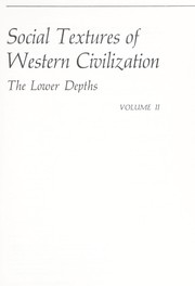 Front cover of Social Textures of Western Civilization by Michael Cherniavsky