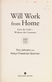 Cover of Will work from home by Tory Johnson