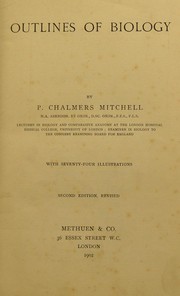 Front cover of Outlines of biology by Peter Chalmers Mitchell