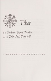 Cover of Tibet by Thubten Jigme Norbu