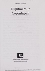 Cover of Nightmare in Copenhagen by Martha Albrand (Katrin Holland)