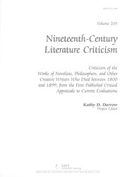 Cover of Nineteenth-century literature criticism by Kathy D. Darrow
