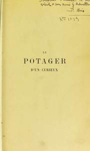 Front cover of Le potager d'un curieux by A. Paillieux