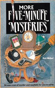 Front cover of More five-minute mysteries by Kenneth J. Weber
