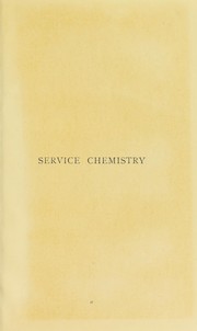 Front cover of Service chemistry by Vivian B. Lewes