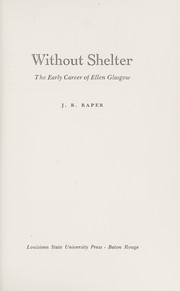 Cover of Without shelter by Julius Rowan Raper