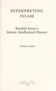 Front cover of Interpreting Islam: Bandali Jawzī's Islamic intellectual history by Bandalī Jawzī