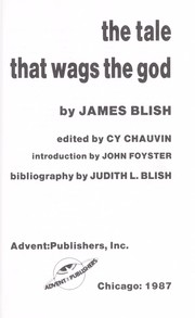 Front cover of The tale that wags the god by James Blish